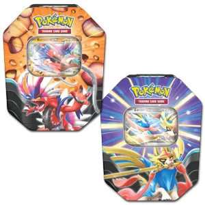 Lot Tin Zacian + Koraidon EX FR