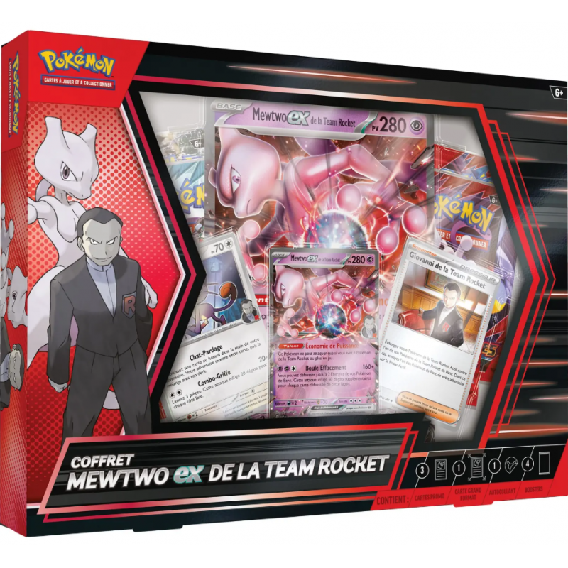 Coffret MewTwo Rocket FR