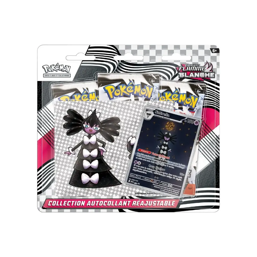 Display 12x Tech Stickers 10.5 Flamme blanche