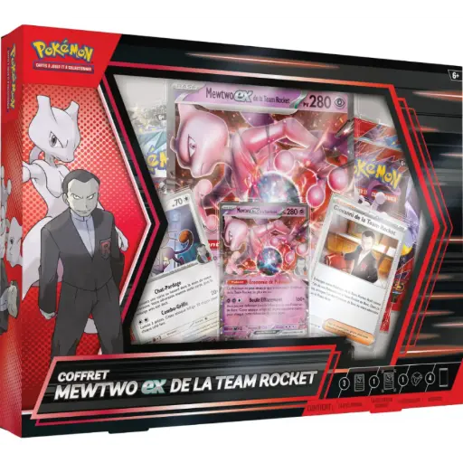 Coffret MewTwo Rocket FR